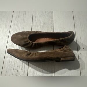 AEROSOLES Dark Brown Suede Shoes